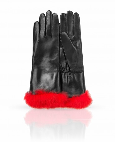 Перчатки Женские 13_REGINA/BL.RED//11